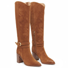 Tuhoomall Fashion Stiletto Ankle Boots for Women, Comfortable & Trendy with Zipper Closure, Ideal for Parties, Work & Casual Outings