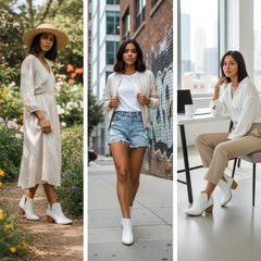 Tuhoomall Glitter Ankle Boots for Women, 3-Inch Chunky Heel, Shiny Pointed Toe, Perfect for Parties and Fashion Events