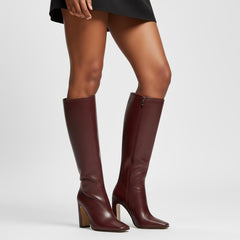 Tuhoomall Fashion Ankle Boots for Women, Comfortable Chunky Heel, Zipper Closure, Casual Daily Wear, Travel and Work Suitable, Classic Solid Color