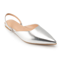 Tuhoomall Slingback Flats for Women Pointed-Toe Ballet Flats