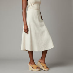 Tuhoomall Waterproof Wedge Sandals for Women, Ethnic Style, Slip-On, Casual Fashion, Rubber Sole, Suede-Like Upper, Perfect for Stylish Outings