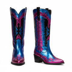 Tuhoomall Western Ankle Boots for Women, Comfortable Casual Style with Rhinestone Details, Perfect for Parties and Everyday Wear