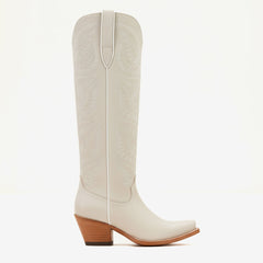 Tuhoomall Western Cowboy Knee High Boots for Women, Floral Embroidery, Comfortable Chunky Heel, Perfect for Travel and Outdoor Fashion