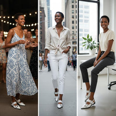 Tuhoomall Comfortable Low Heel Platform Shoes with Adjustable Metal Buckle for Casual and Office Use, Ideal for All-Season Wear