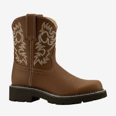 Tuhoomall Stylish Embroidered Low Heel Ankle Boots for Parties and Casual Wear Tuhoomall