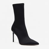 Tuhoomall Fashion Women's Ankle Boots, Stylish Pointed Toe Design, Chic High Stiletto Heels, All-Season Comfort, Easy Slip-On Closure Tuhoomall