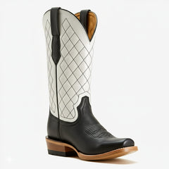 Tuhoomall Western Cowboy Boots for Women, Comfort Mid-Calf Boot with Embroidered Design, Chic and Casual Style for All Seasons