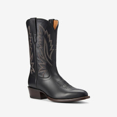 Tuhoomall Western Cowboy Ankle Boots for Women, Fashion Casual Heels, Embroidered Design, Comfortable Rubber Sole, Versatile for All Seasons