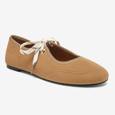 Tuhoomall Comfortable Casual Flat Shoes for Work and Everyday Wear - Low Top Round Toe Design with Rubber Sole in Solid Color Tuhoomall