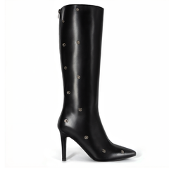 Tuhoomall Knee High Boots for Women Stiletto Heel Shark Booties