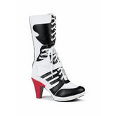 Tuhoomall Comfortable Mid Calf Boots with Adjustable Straps for All-Day Fashion and Dance Performances Tuhoomall