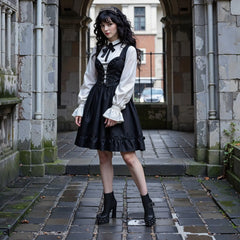 Tuhoomall Waterproof High Heel Ankle Boots for Women - Chic Lizard Texture, Perfect for Parties and Performances Tuhoomall