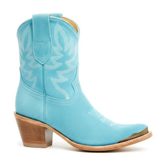 Tuhoomall Western Style Ankle Boots For Women, Vintage Plain Leather, Low Heel, Casual Chic, All-Season Fashion, Unique Embroidery Design