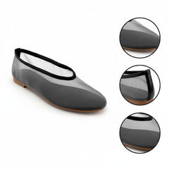 Tuhoomall Ballet Flats for Women, Comfortable and Stylish, Perfect for Parties and Daily Wear, Round Toe Design, Slip-On Closure, Rubber Sole