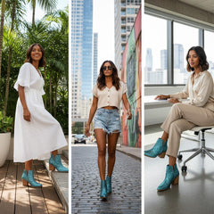 Tuhoomall Glitter Ankle Boots for Women, 3-Inch Chunky Heel, Shiny Pointed Toe, Perfect for Parties and Fashion Events