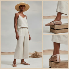 Tuhoomall Ballet Flats For Women, Adjustable Buckle, Elegant Pointed Toe, Comfortable Rubber Sole, Perfect For Parties And Performances