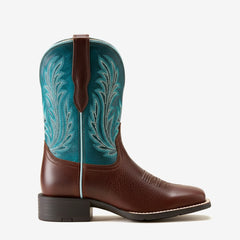 Tuhoomall Comfortable Western Cowboy Boots, Stylish Casual Mid-Calf Booties, Embroidered Design for Work and Everyday Wear