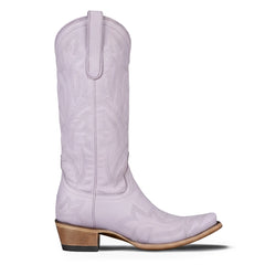 Tuhoomall Western Mid-Calf Boots for Women, Rubber Sole, Stylish Solid Color with Embroidered Detail, Perfect for Fashion, Outdoor, and Everyday Wear Tuhoomall