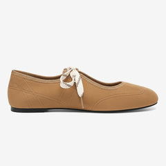 Tuhoomall Comfortable Casual Flat Shoes for Work and Everyday Wear - Low Top Round Toe Design with Rubber Sole in Solid Color Tuhoomall