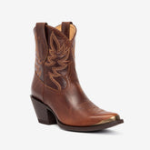 Tuhoomall Western Cowboy Ankle Boots for Women, Vintage Floral Embroidered High Ankle Heeled Booties, Casual Retro Fashion, Easy Slip-On Design Tuhoomall