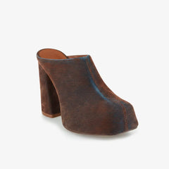 Tuhoomall Waterproof High Heel Sandals for Parties and Performances, Slip-On Design with Anti-Slip Sole, Classic Stylish Denim Look, Perfect for Spring and Summer Tuhoomall