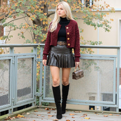 Tuhoomall Fashion Boots with Zipper Closure, Square Toe, Chunky Heel for Party, Office, Casual Wear - All Season Comfortable Style