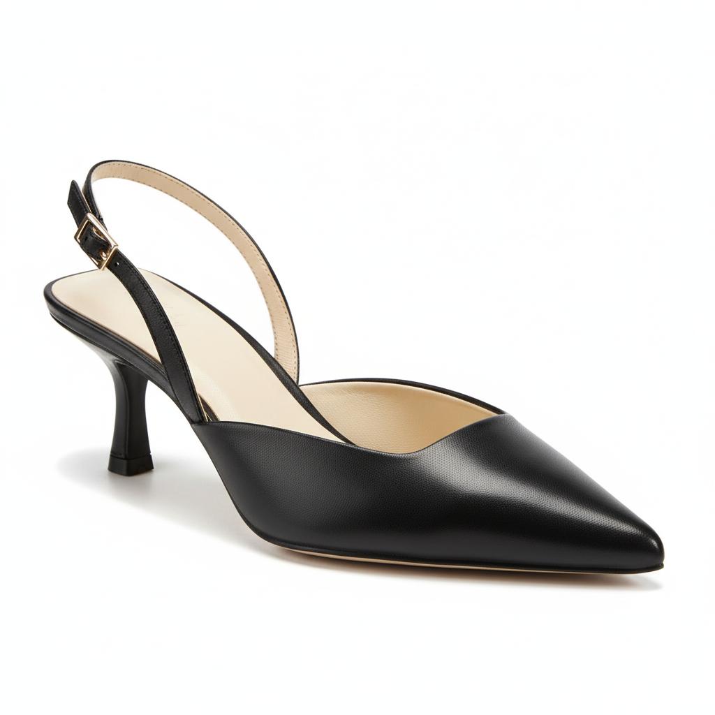 Tuhoomall High Heel Sandals for Women - Fashion Casual Pointed Toe With Mid Heel - Everyday Office Wear - Comfortable Rubber Sole Tuhoomall