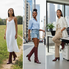 Tuhoomall Fashion Stiletto Ankle Boots for Women, Comfortable & Trendy with Zipper Closure, Ideal for Parties, Work & Casual Outings