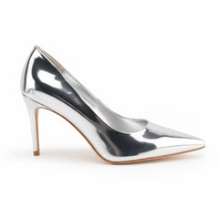 Tuhoomall Stylish High Heels for Parties and Dances, Gradient Design, Pointed Toe, 8cm Stiletto Heels, Slip-On, Rubber Sole, Synthetic Leather Lining