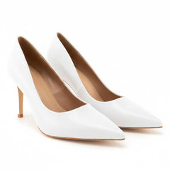 Tuhoomall Stylish High Heels for Parties and Dances, Gradient Design, Pointed Toe, 8cm Stiletto Heels, Slip-On, Rubber Sole, Synthetic Leather Lining