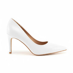 Tuhoomall Stylish High Heels for Parties and Dances, Gradient Design, Pointed Toe, 8cm Stiletto Heels, Slip-On, Rubber Sole, Synthetic Leather Lining