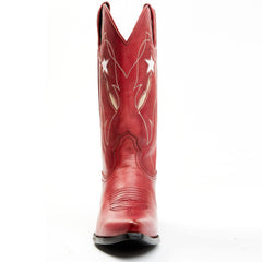 Tuhoomall Western Snip-Toe Mid Calf Boots with Floral Embroidery, Slip-On Chunky Heel, Perfect for Casual Travel and Stylish Outings