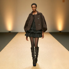 Tuhoomall Over-the-Knee Waterproof Platform Boots for Women - Chunky Heel, Stylish Tassel, Perfect for Parties and Casual Travel