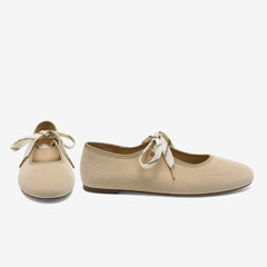 Tuhoomall Comfortable Casual Flat Shoes for Work and Everyday Wear - Low Top Round Toe Design with Rubber Sole in Solid Color