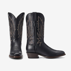 Tuhoomall Western Cowboy Ankle Boots for Women, Fashion Casual Heels, Embroidered Design, Comfortable Rubber Sole, Versatile for All Seasons