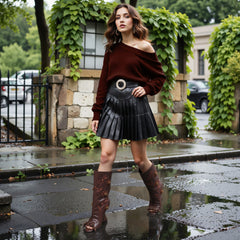 Tuhoomall High Heel Open Toe Ankle Boots Floral Embellished Summer Party Shoes with Wedge Design for Fashionable Evening Wear