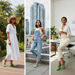 Tuhoomall Ballet Flats for Women, Comfortable and Stylish, Perfect for Parties and Daily Wear, Round Toe Design, Slip-On Closure, Rubber Sole