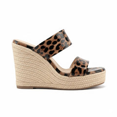 Tuhoomall Comfortable Platform Wedge Sandals for Women - 10.5cm Heel, Open-Toe Design, Fashionable Summer Style with PVC and Rubber Materials