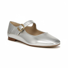 Tuhoomall Comfortable Flat Shoes For Women, Classic Office Style, Adjustable Buckle, Solid Color Design, Perfect For Spring And Summer