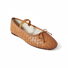 Tuhoomall Comfortable Ballerina Flats for Women, Stylish Work and Casual Use, Round Toe with Bow Detail, Durable All-Purpose Rubber Sole, Classic Solid Colors Tuhoomall