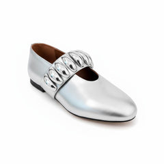 Tuhoomall Ballet Flats for Women, Round Toe, Adjustable Buckle, Casual Style, All-Day Comfort, Non-Slip Rubber Sole, Perfect for Parties and Performances