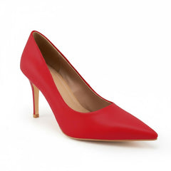 Tuhoomall Stylish High Heels for Parties and Dances, Gradient Design, Pointed Toe, 8cm Stiletto Heels, Slip-On, Rubber Sole, Synthetic Leather Lining