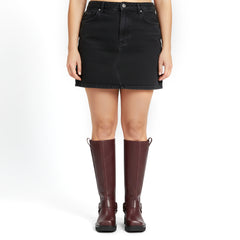 Tuhoomall Comfortable Women's Mid-Calf Boots with Slip-On Design, Chunky Heel, and Slip-Resistant Features for Fashionable Daily Wear