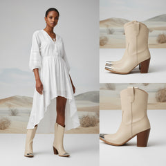 Tuhoomall Casual Almond Toe Chunky Heel Ankle Boots with Zipper for Everyday Office and Street Style