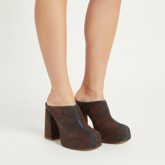 Tuhoomall Waterproof High Heel Sandals for Parties and Performances, Slip-On Design with Anti-Slip Sole, Classic Stylish Denim Look, Perfect for Spring and Summer