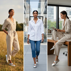 Tuhoomall Ballet Flats For Women, Stylish Casual Shoes, Perfect For Parties & Performances, Adjustable Strap, Trendy Leopard Print, Comfortable Rubber Sole