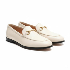 Tuhoomall Comfortable Flat Loafers for Women, Classic Design with Metal Buckle, Perfect for Office, Casual and Everyday Wear