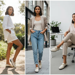 Tuhoomall Comfortable Flat Loafers for Women, Classic Design with Metal Buckle, Perfect for Office, Casual and Everyday Wear