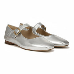 Tuhoomall Comfortable Flat Shoes For Women, Classic Office Style, Adjustable Buckle, Solid Color Design, Perfect For Spring And Summer