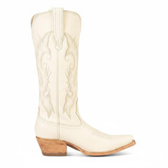 Tuhoomall Western Cowgirl Boots Mid Calf Chunky Heel Slip-On Embroidered Fashion Boots for Travel Outdoor Classic Style